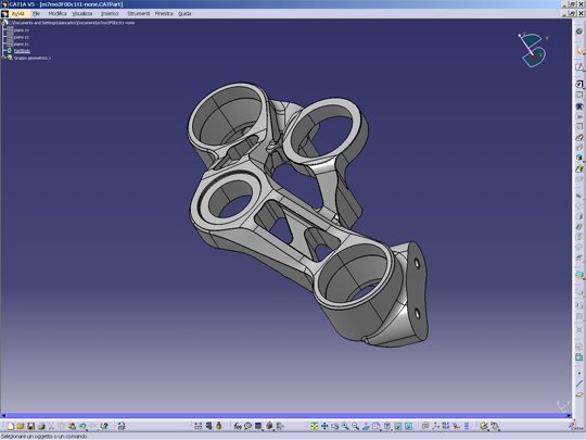 Exemple de conception avec le logiciel CATIA.